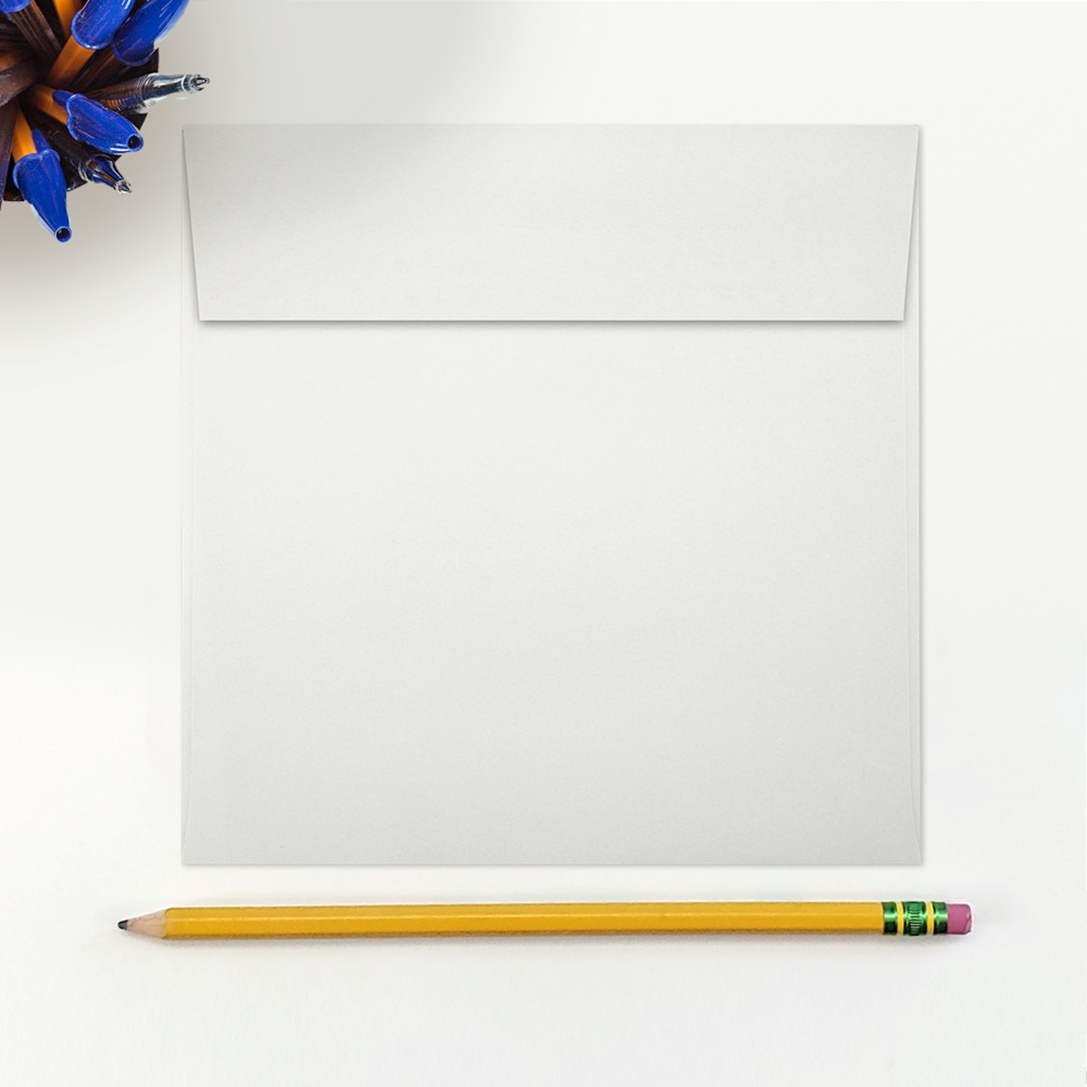 Natural 100% Cotton 32lb 6 x 6 Square Envelopes with Peel & Seal