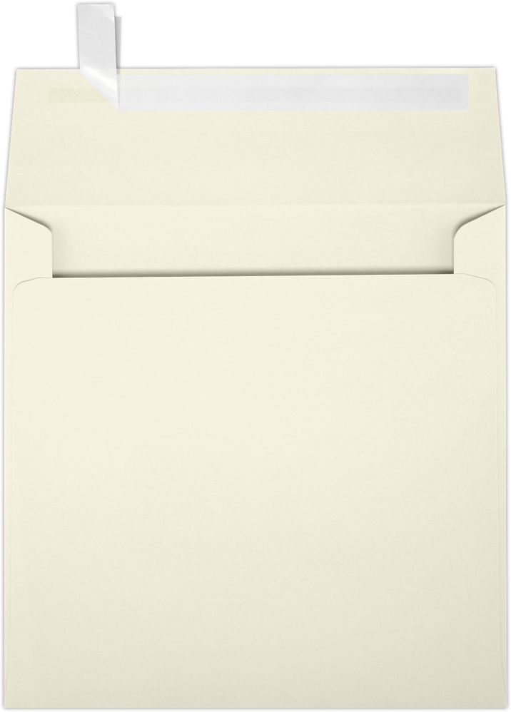 Natural 28lb Cougar 7 x 7 Square Premium Envelopes with Peel & Seal