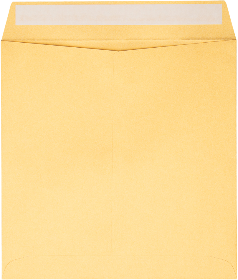 Gold Metallic 32lb 8 x 8 Square Envelopes with Peel & Seal