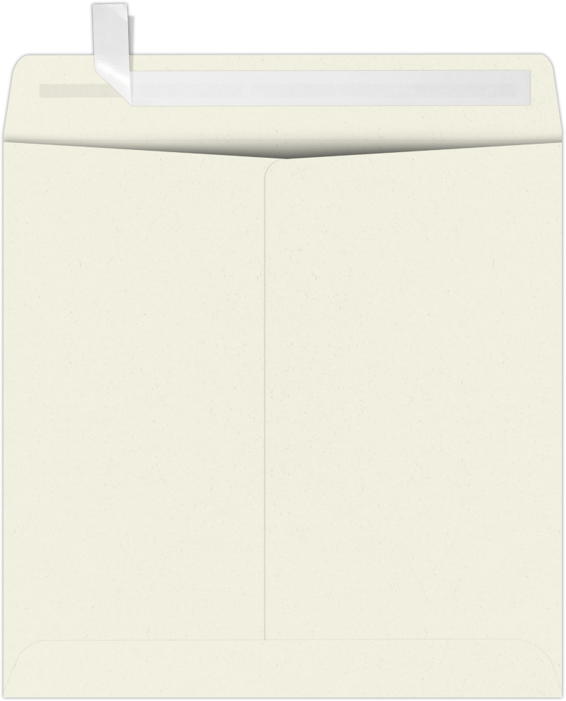 Natural 28lb Cougar 9 x 9 Square Premium Envelopes with Peel & Seal
