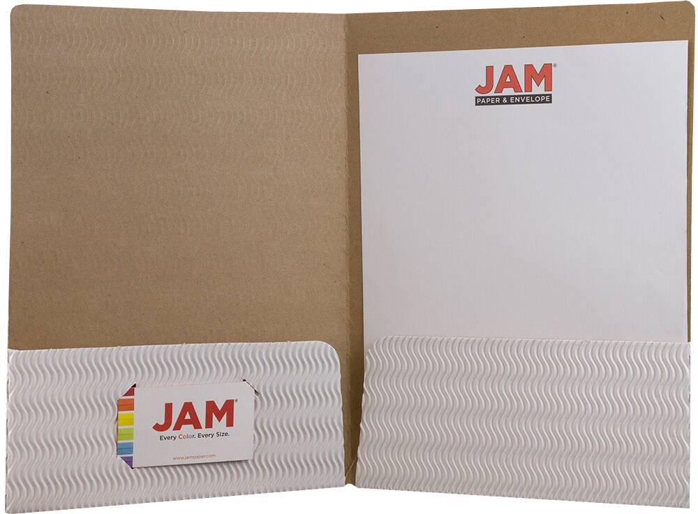 White Corrugated Folders