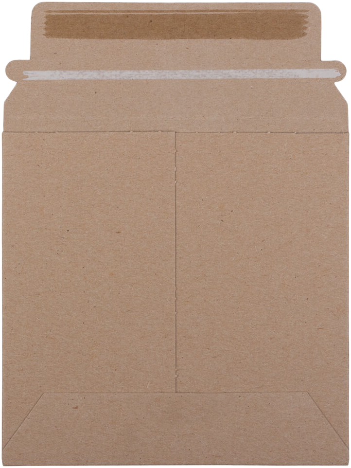 Brown Kraft 130lb 6 x 6 Photo Mailer Envelopes with Peel & Seal