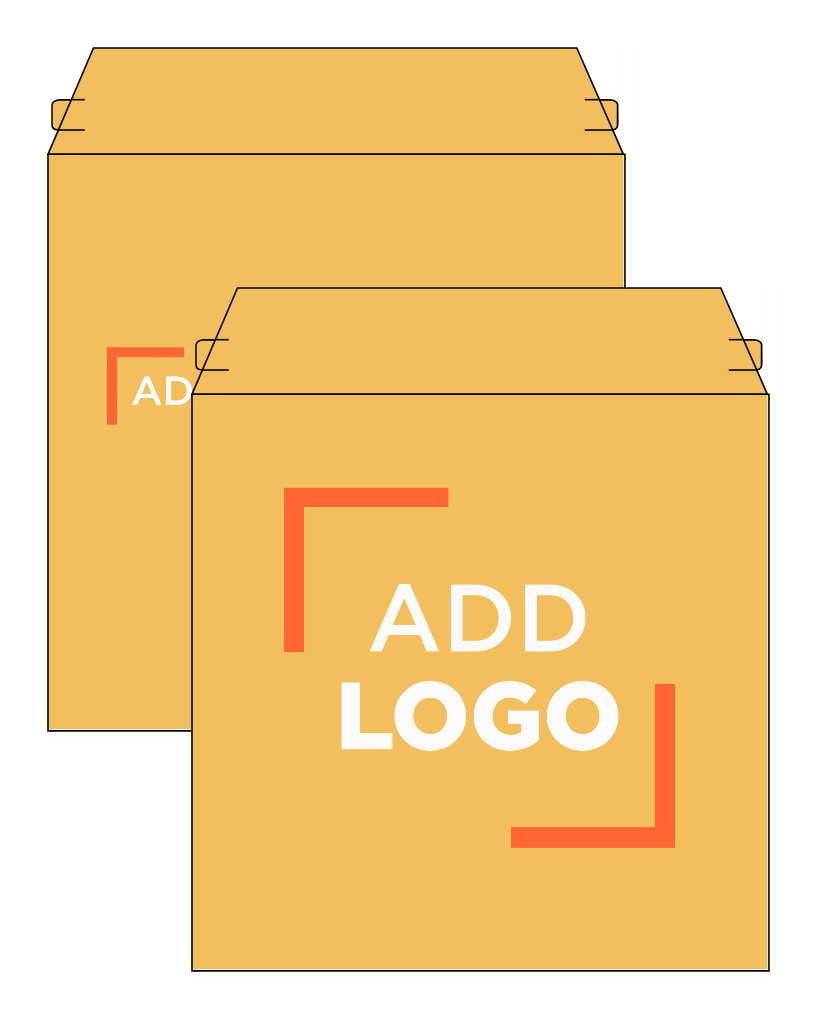 Brown Kraft 130lb 6 x 6 Photo Mailer Envelopes with Peel & Seal