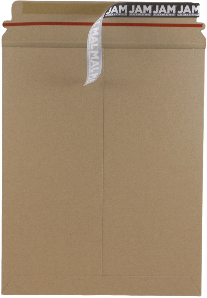 Brown Kraft 130lb 9 3/4 x 12 1/4 Photo Mailer Envelopes with Peel & Seal