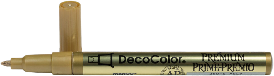 Gold Opaque Leafing Tip Paint Markers