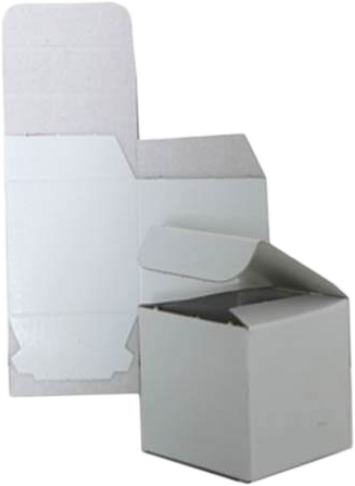 Bright White X-Small Open Lid Gift Boxes (3 x 3 x 3)