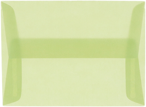 Leaf Green Translucent 30lb A10 Invitation Envelopes (6 x 9 1/2)