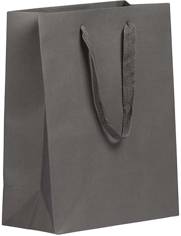 Gray Kraft Recycled Large Matte Heavy Duty Gift Bags (10 x 13 x 5)