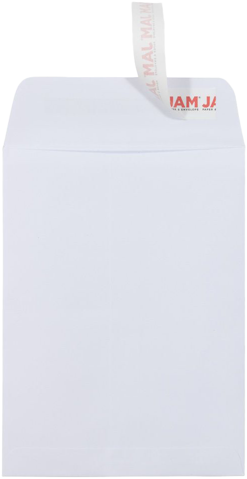 White 28lb 5 1/2 x 7 1/2 Open End Envelopes with Peel & Seal