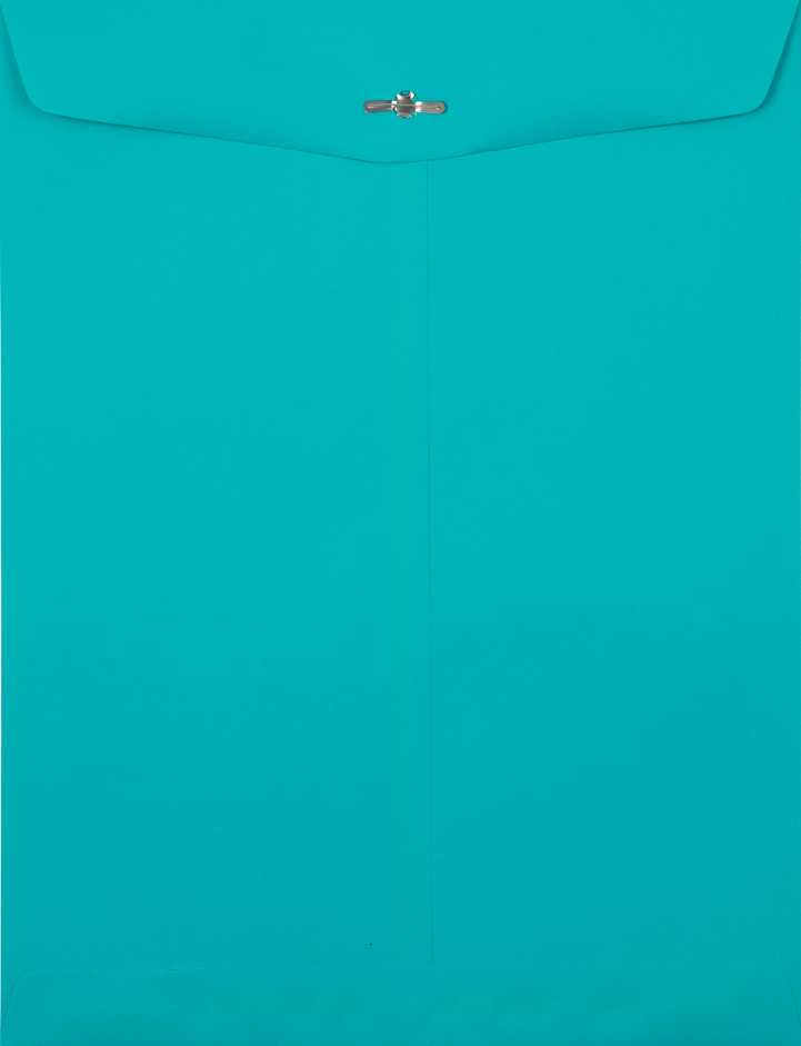 Sea Blue 24lb 10 x 13 Open End Envelopes with Clasp