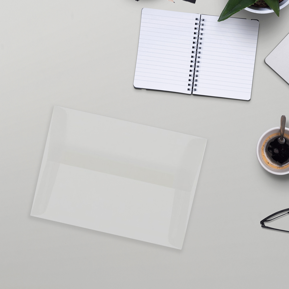 Clear Translucent 28lb A1 Invitation Envelopes (3 5/8 x 5 1/8)