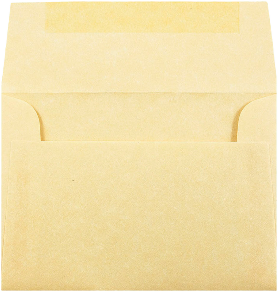 Antique Gold Parchment 24lb A1 Invitation Envelopes (3 5/8 x 5 1/8)