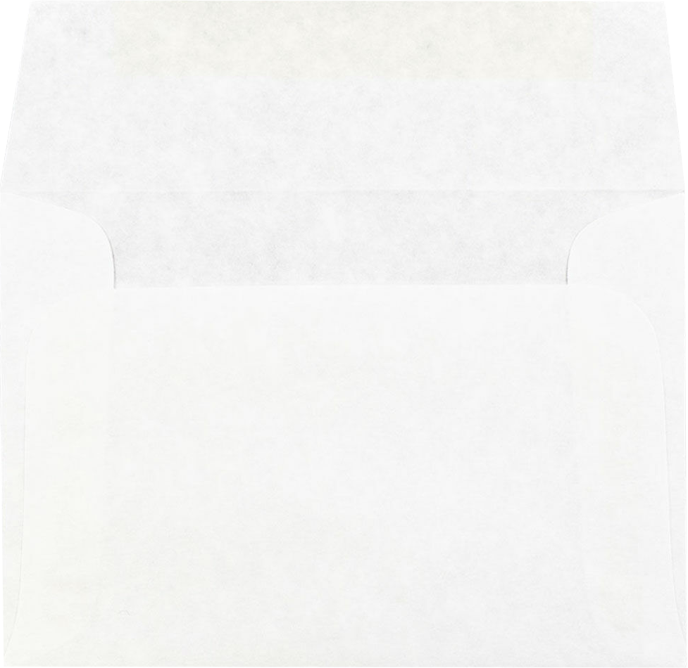 White Parchment 24lb A1 Invitation Envelopes (3 5/8 x 5 1/8)