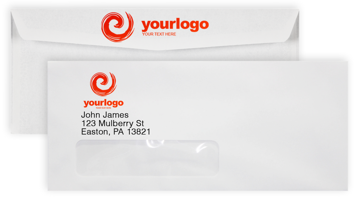 White 24lb #10 Window Laser Safe Envelopes (4 1/8 x 9 1/2)