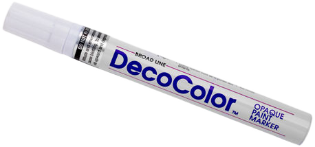 White Broad Line Opaque Paint Marker