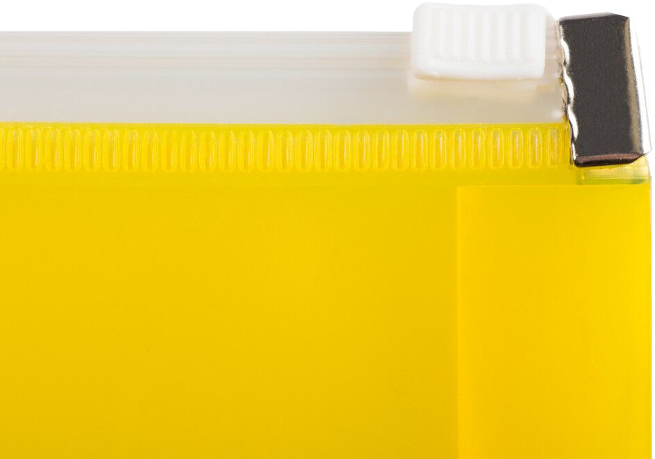 Yellow #10 Business Plastic Envelopes (4 1/8 x 9 1/2) with Zip Closure