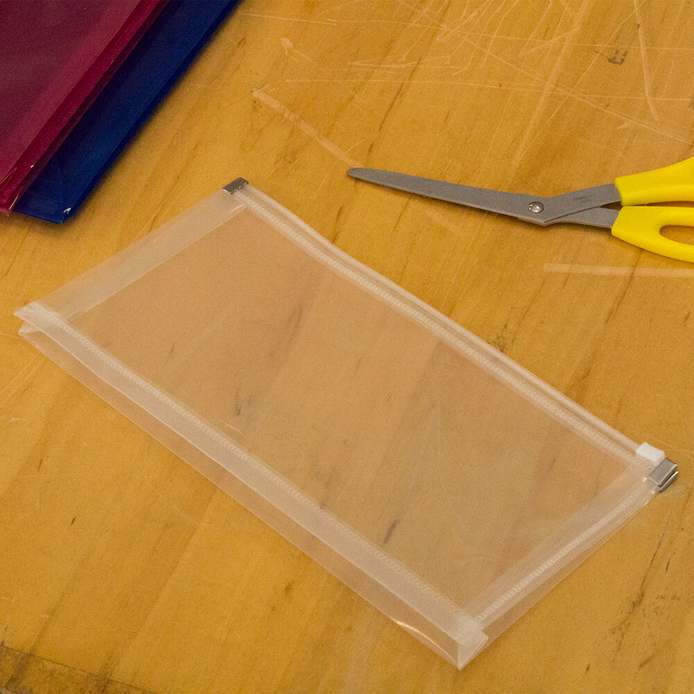 Clear #10 Business Plastic Envelopes (4 1/8 x 9 1/2) with Zip Closure
