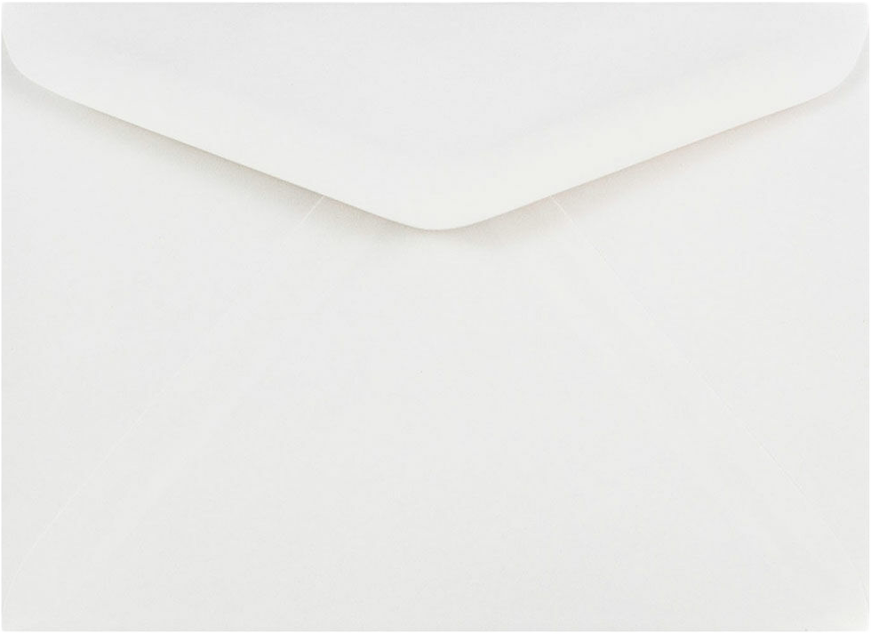 White 24lb Cougar A7 V Flap Premium Envelopes (5 1/4 x 7 1/4)