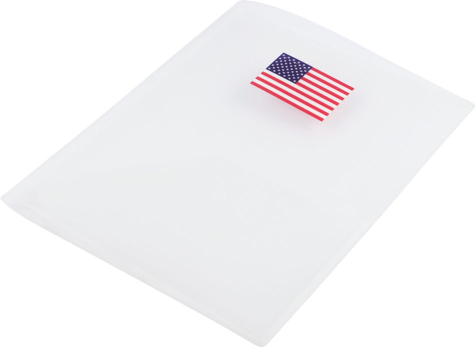 American Flag 9 x 12 Plastic Regular Weight Folders