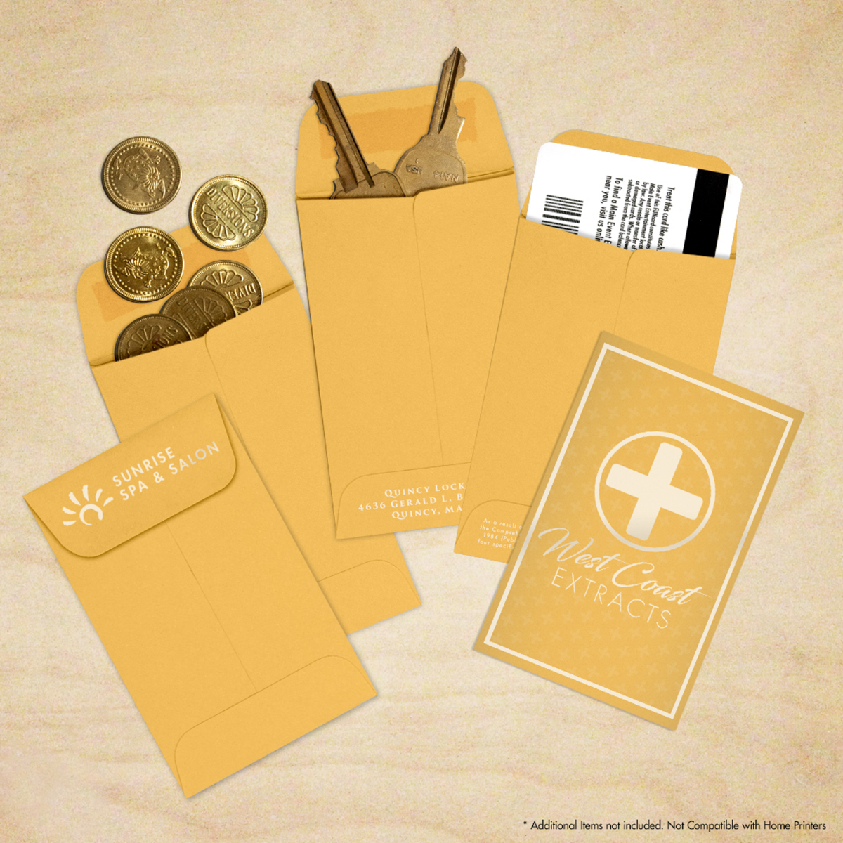 Brown Kraft 24lb #1 Coin Envelopes (2 1/4 x 3 1/2)