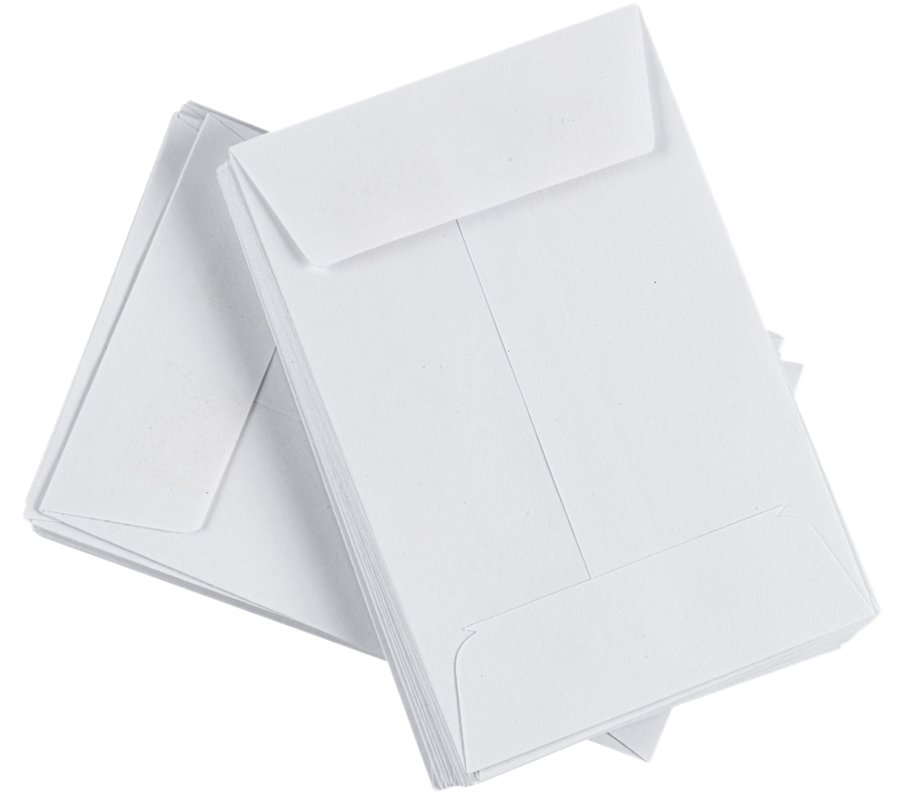 White 24lb #4 Coin Envelopes (3 x 4 1/2)