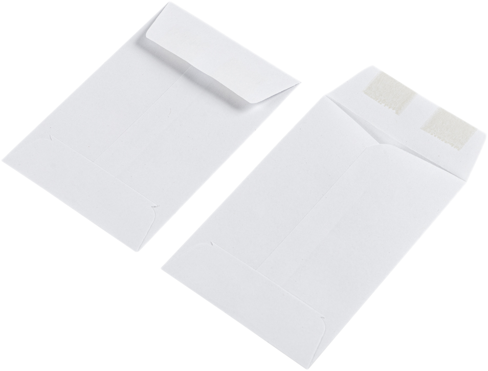 White 24lb #4 Coin Envelopes (3 x 4 1/2)