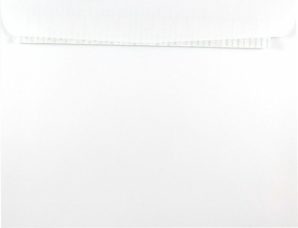 White 28lb 9 x 12 Booklet Envelopes with Peel & Seal