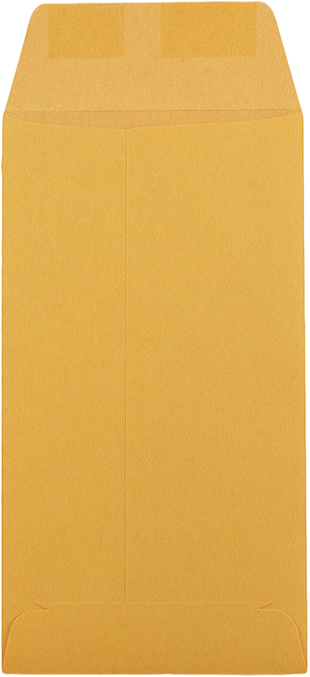Brown Kraft 28lb #7 Coin Envelopes (3 1/2 x 6 1/2)