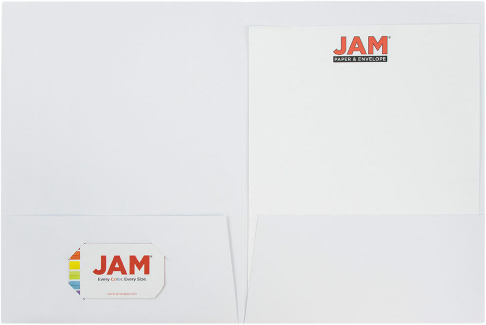 White Linen 9 x 12 Folders