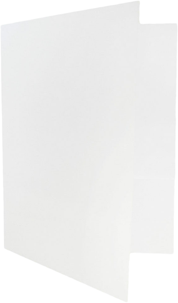 White Linen 9 x 12 Folders