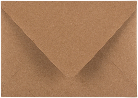 Grocery Bag 28lb A7 Contour Flap Envelopes (5 1/4 x 7 1/4)