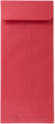 Red 24lb #12 Open End Envelopes (4 3/4 x 11)