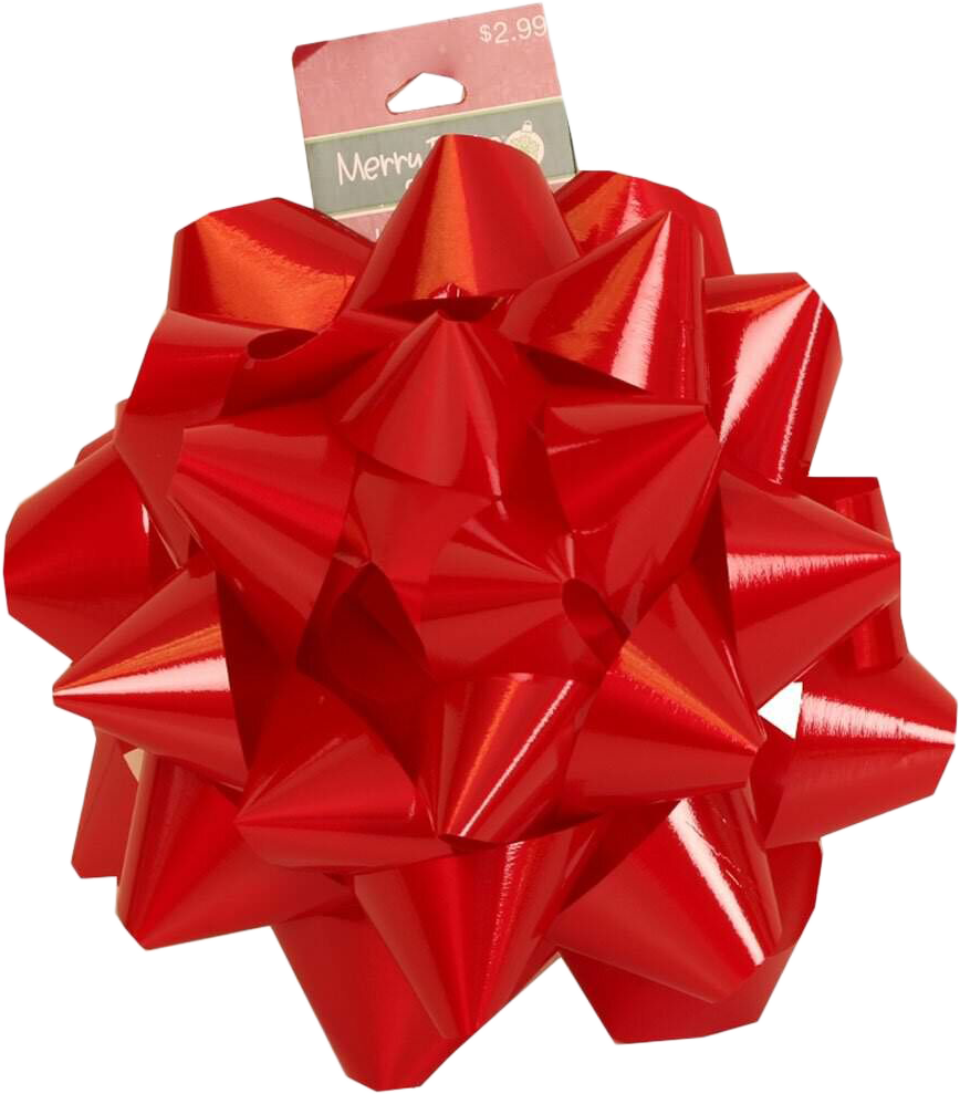 Red 7 Inch Large Gift Bows