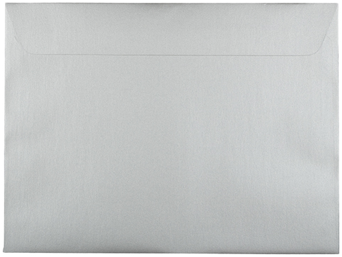 Silver Metallic 32lb 9 x 12 Booklet Envelopes