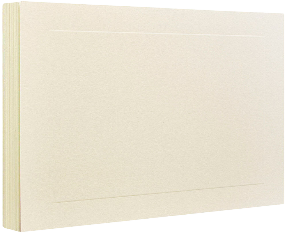 Ivory 80lb A7 Panel Blank Note Cards (5 1/8 x 7)