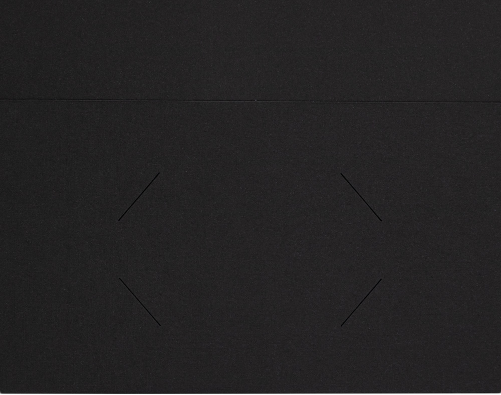 Black Linen 9 x 12 Folders
