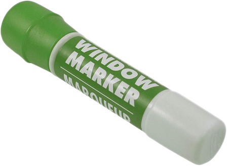 Green Washable Window Paint Marker