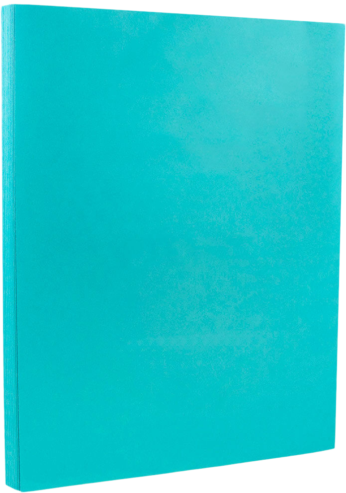 Sea Blue 65lb 8 1/2 x 11 Cardstock