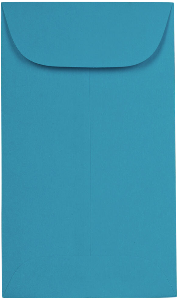 Pool Blue 32lb #3 Coin Envelopes (2 1/2 x 4 1/4)
