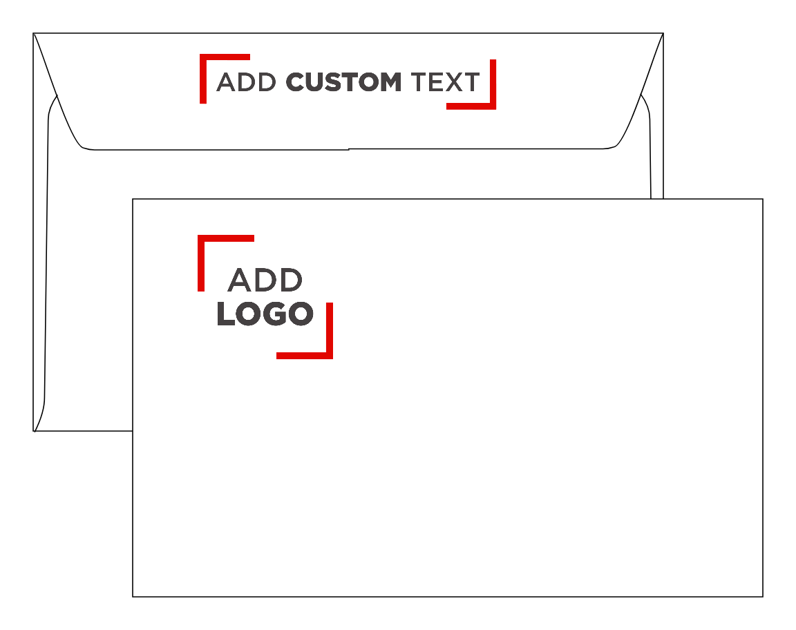 White 24lb A10 Machine Insertable Envelopes (6 x 9 1/2)