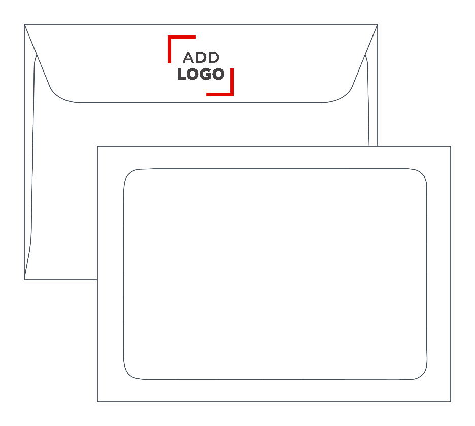 Sunflower Yellow 32lb A7 Full Face Window Envelopes (5 1/4 x 7 1/4) with Peel & Seal