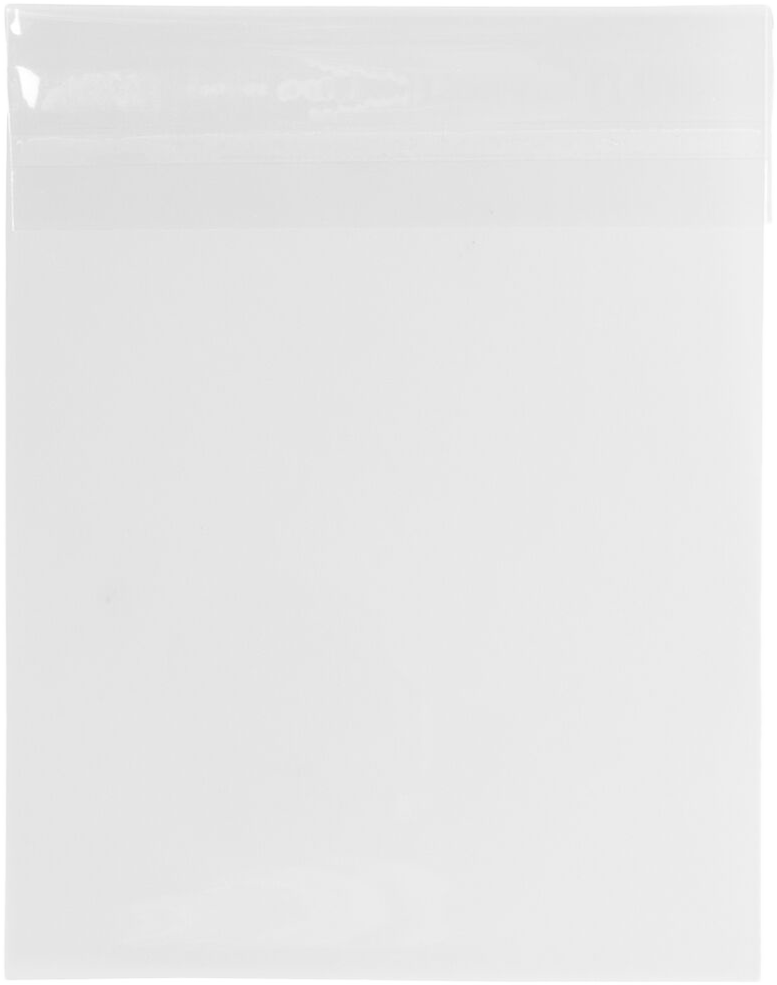 Clear 1.6mil 6 7/16 x 8 1/4 Cello Envelopes with Peel & Seal