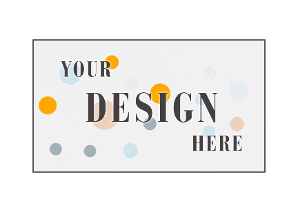 Glossy White 120lb 2 x 3 1/2 Flat Business Cards