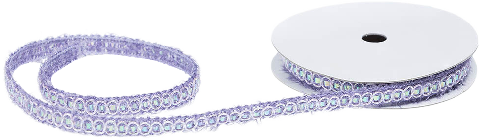 Lavender Nylon Knit 3 Yards Ribbon