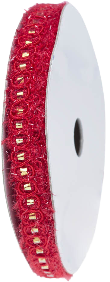 Red Nylon Knit 3 Yards Ribbon