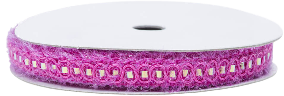 Fuchsia Nylon Knit 3 Yards Ribbon