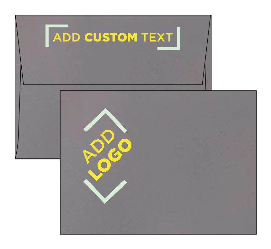 Slate Gray 28lb A6 Invitation Envelopes (4 3/4 x 6 1/2) with Peel & Seal