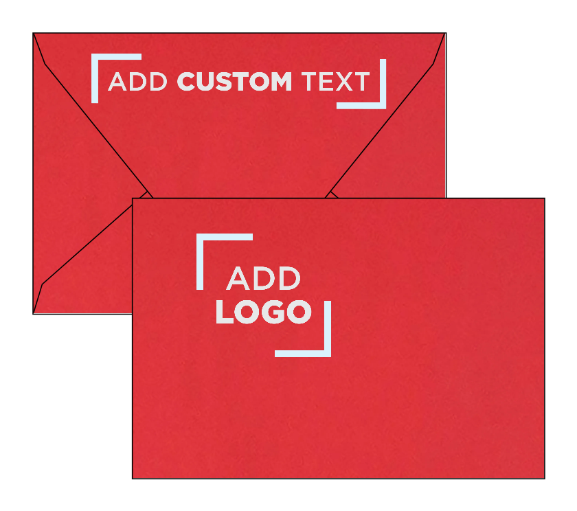 Red 32lb A4 Contour Flap Envelopes (4 1/4 x 6 1/4)