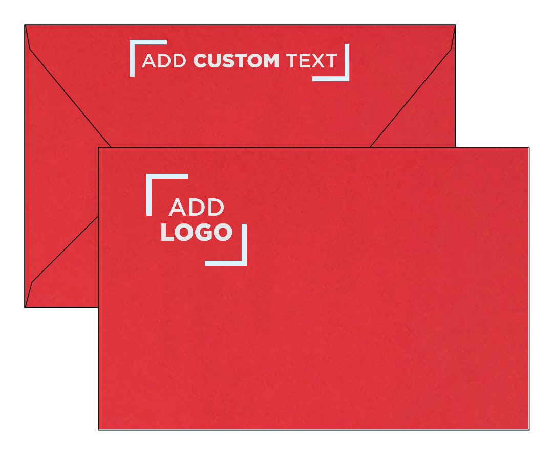 Red 32lb A9 Contour Flap Envelopes (5 3/4 x 8 3/4)