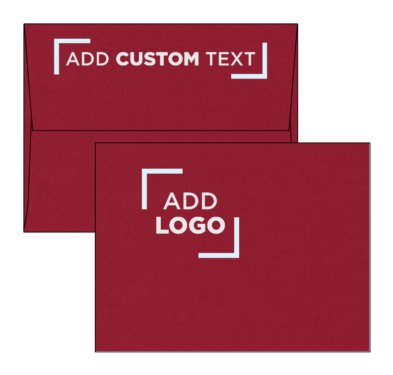 Garnet Dark Red 32lb A2 Invitation Envelopes (4 3/8 x 5 3/4) with Peel & Seal